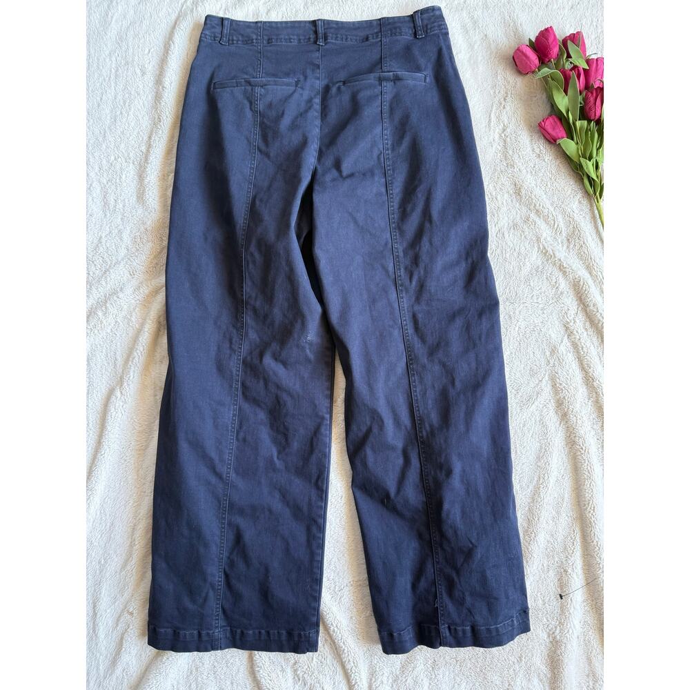Universal Thread Stretch Chino Pants Navy Size 10 Wide Leg - Picture 5 of 6